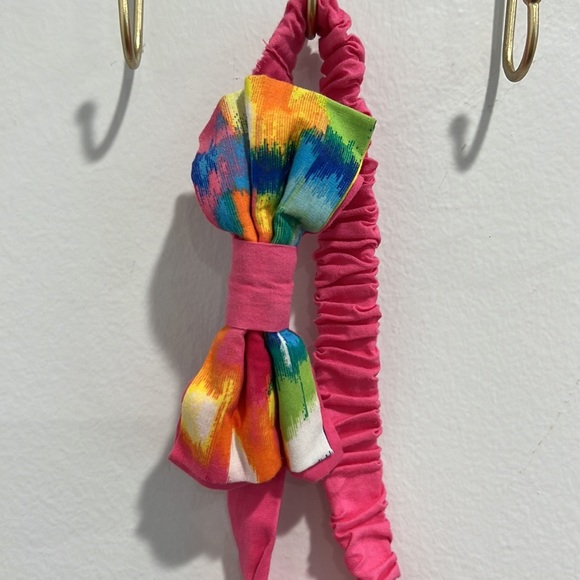 Place Baby Girls Party Dress Pink Multi-Color Print & Headband Band 12-18 months - Picture 11 of 12